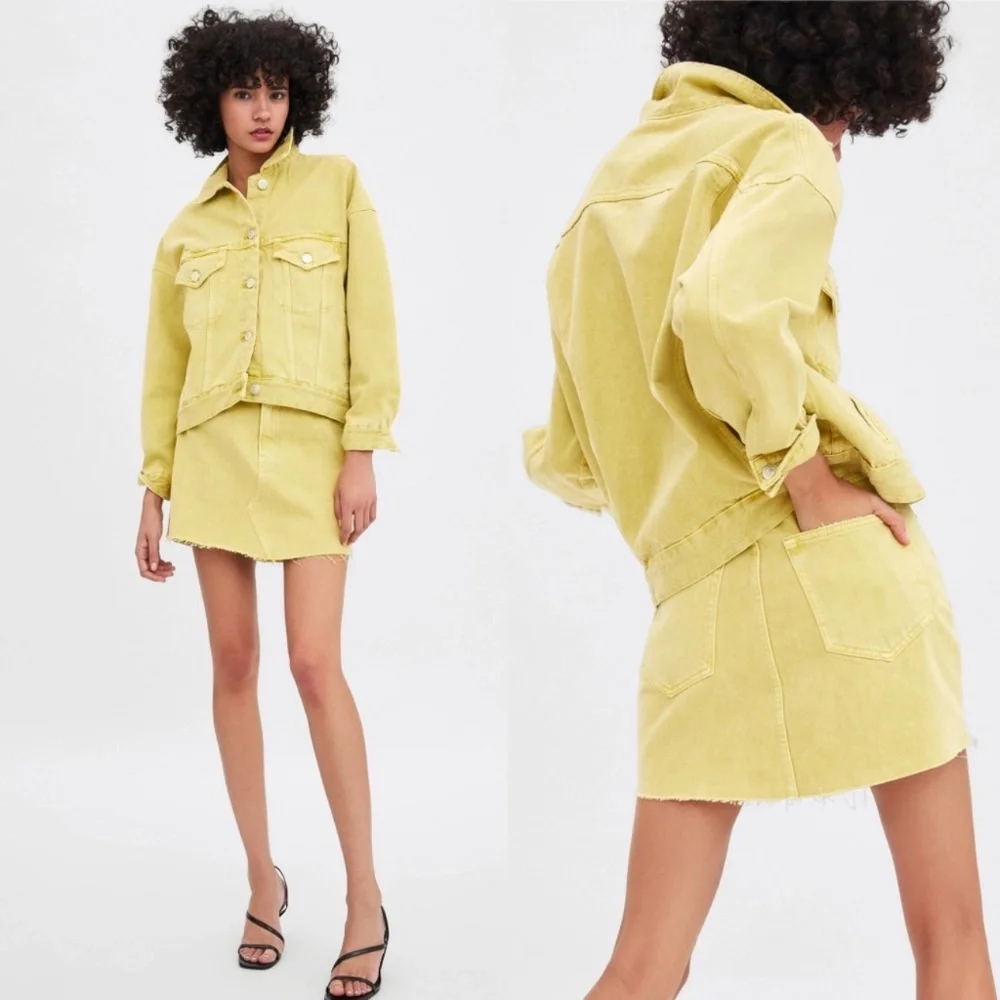 Zara yellow mustard