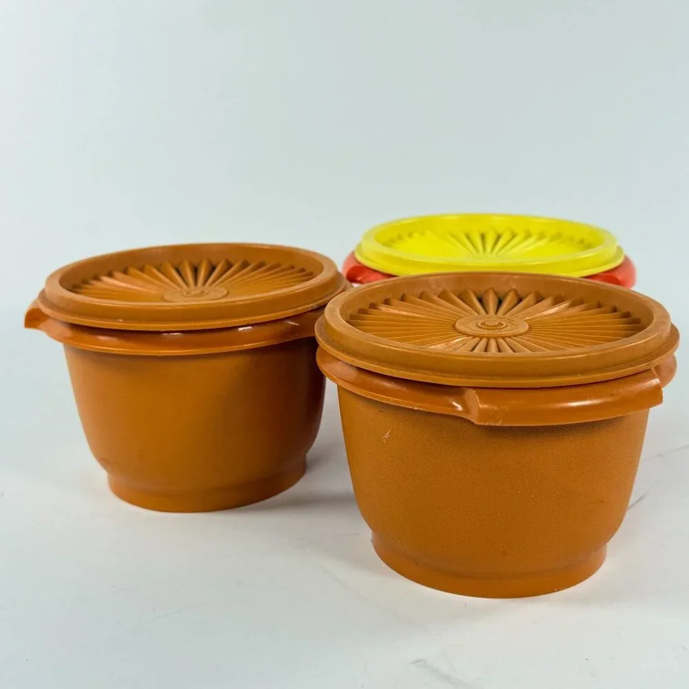 Tupperware plastic bowls slight