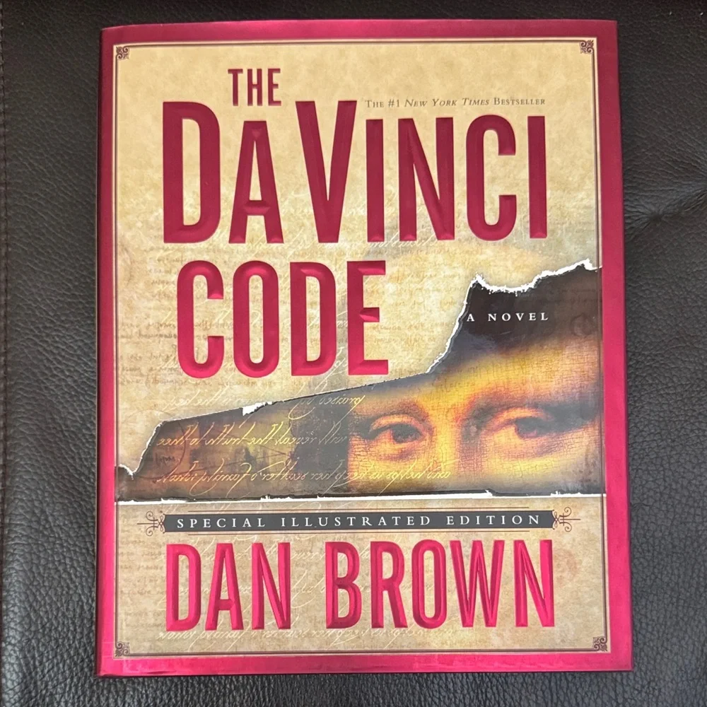 The DaVinci Code by Dan Brown Hardcover Novel Special Illustrated Edition