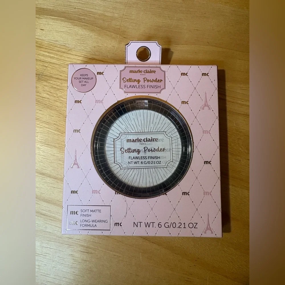 Marie Claire Paris Setting Powder Flawless Finish Talc Free 0.21 oz