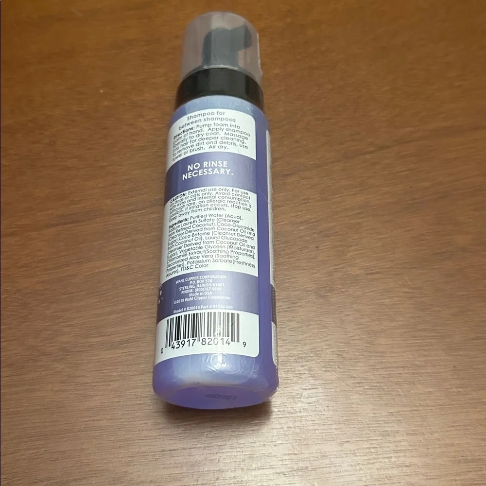 Wahl waterless no