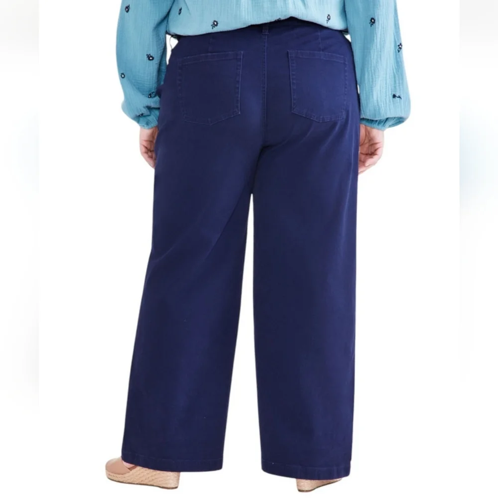 Style & Co Pants Womens Plus Size High Rise Wide Leg Casual Trouser NWT
