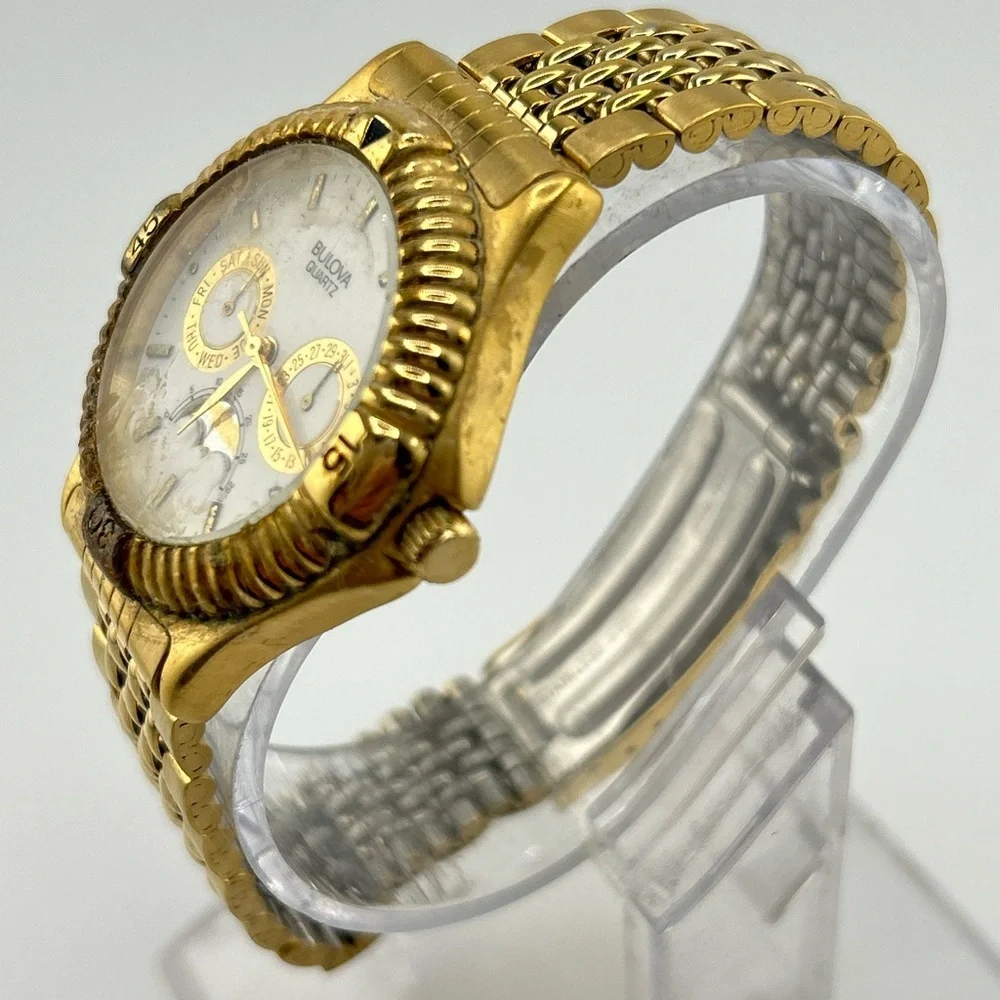 Bulova gold watch cleaned