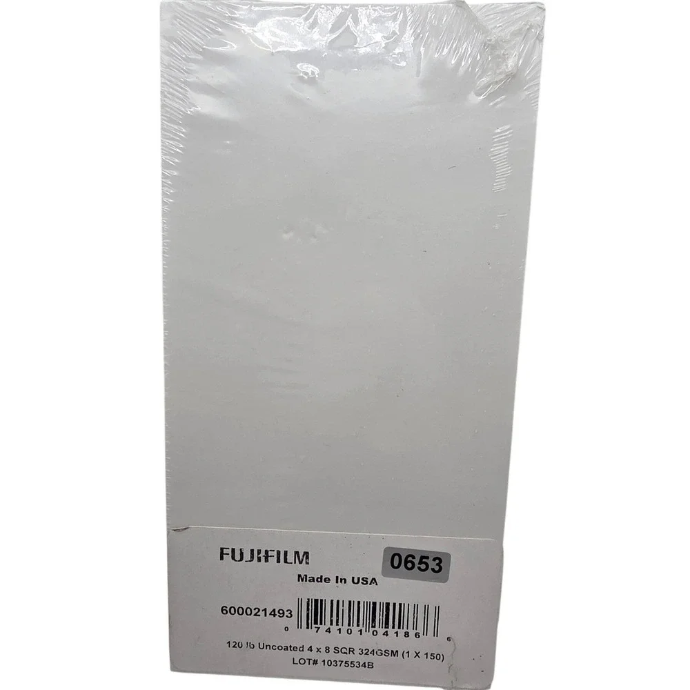 Fujifilm 120 lb Uncoated 4 x 8 Square Photo Paper 150 Sheets (2 pack)