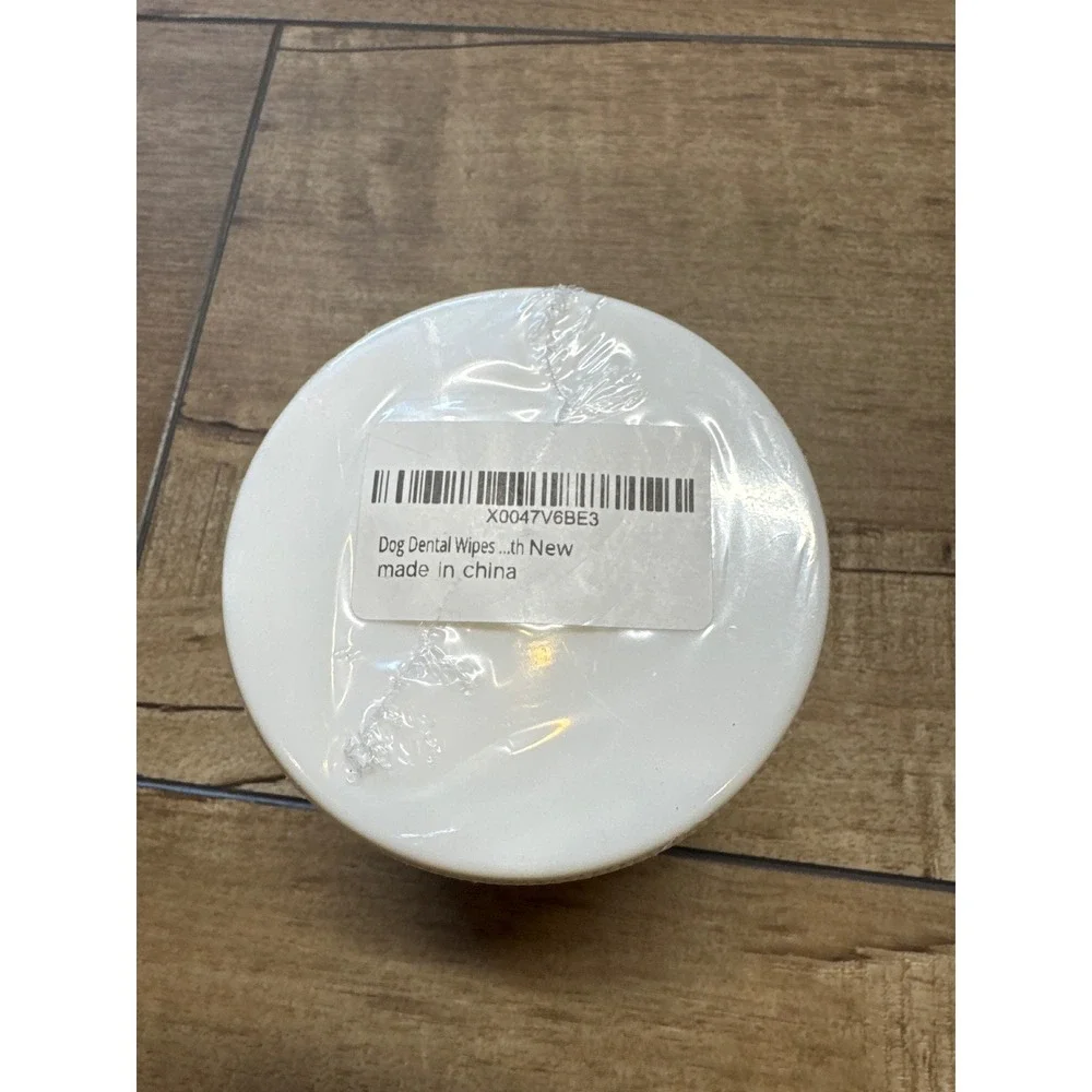 TZQPOKUT Dog Cat Dental Finger Wipes Oral Hygiene Tartar Plaque‎ Cleaning