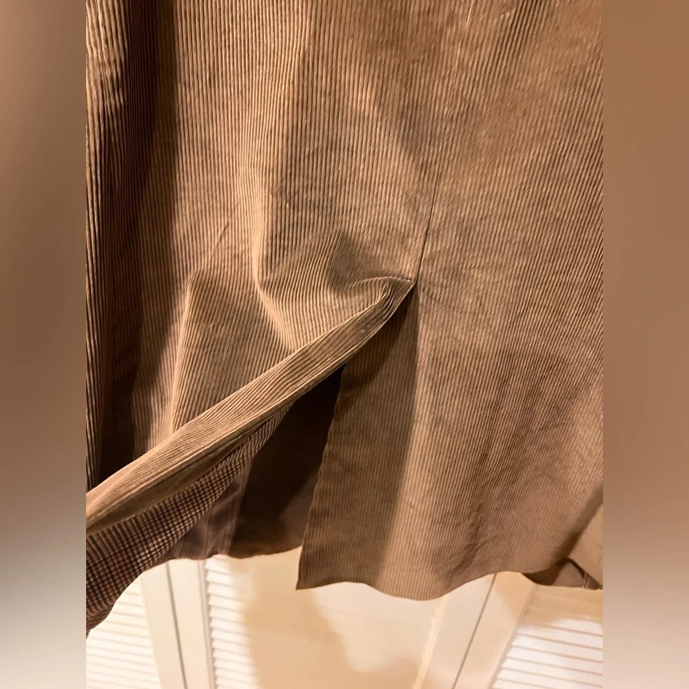 Vintage Saddlebred Corduroy Brown Blazer 42L NWOT