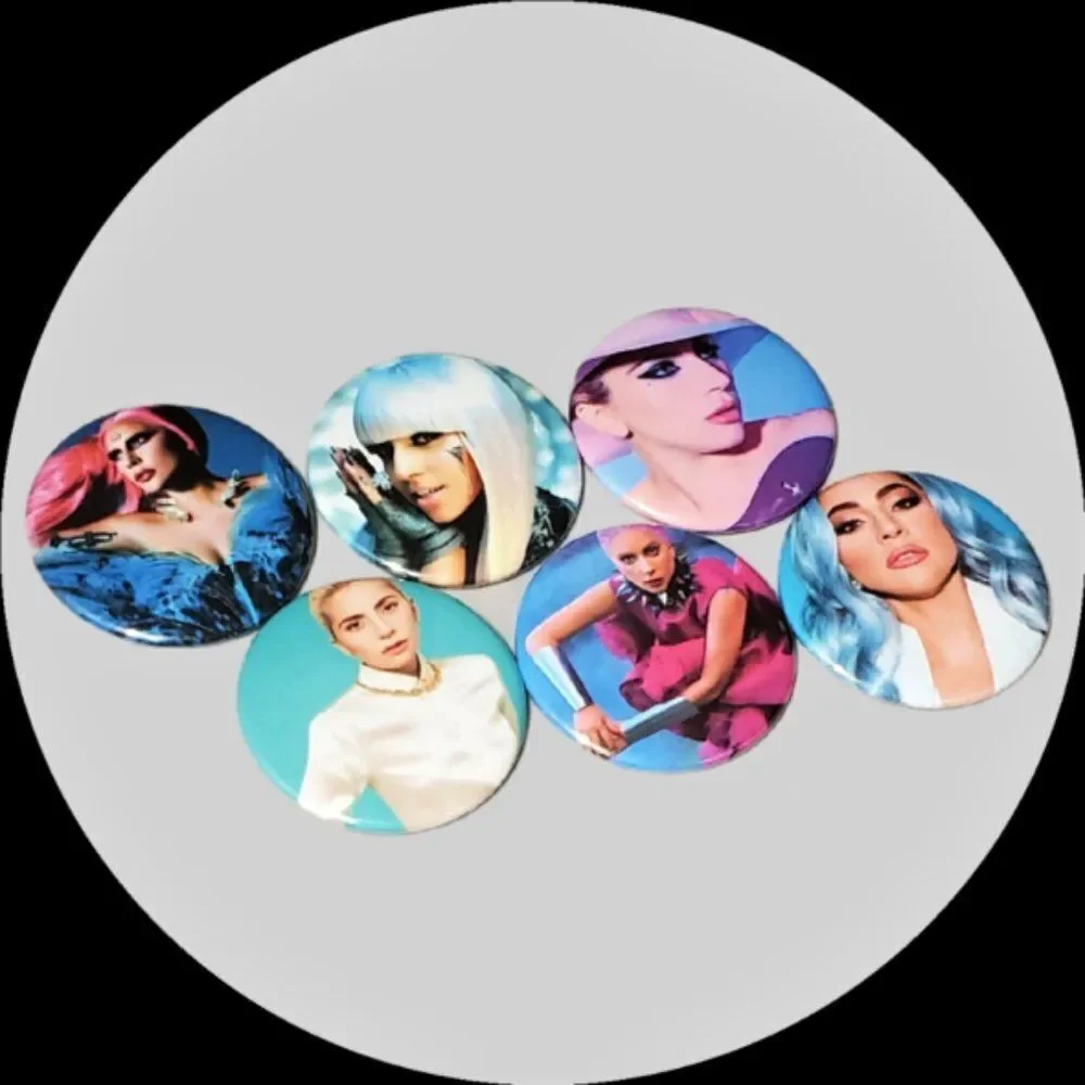 Lady Gaga Button Pin Collection