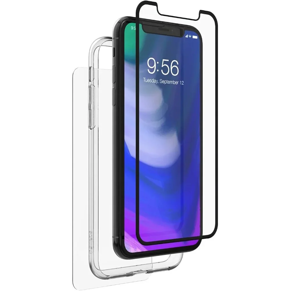 iPhone XS Glass Screen Protector -‎ Zagg Premium Front/Back/Bumper Full Body
