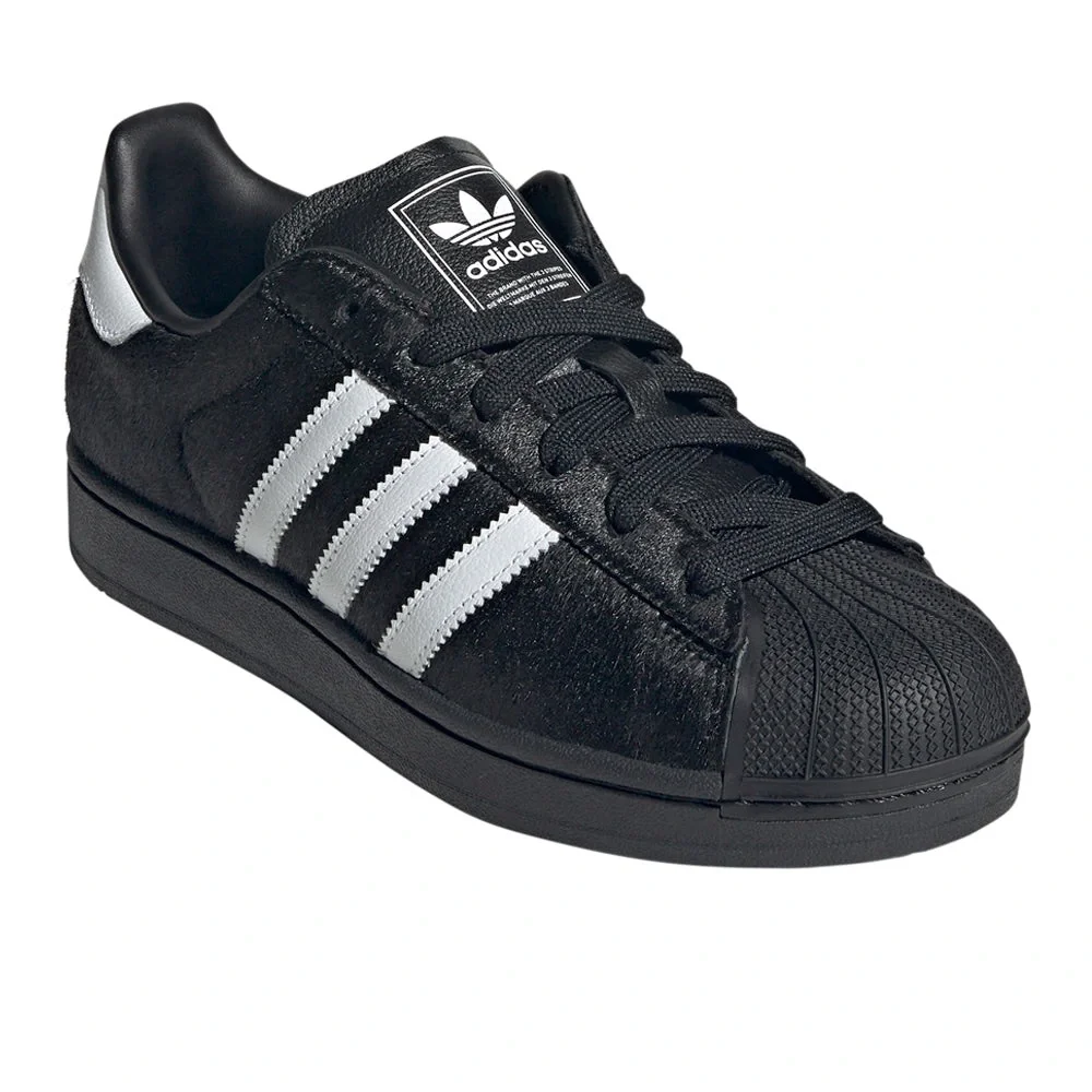 ADIDAS SUPERSTAR II PONY HAIR SNEAKERS