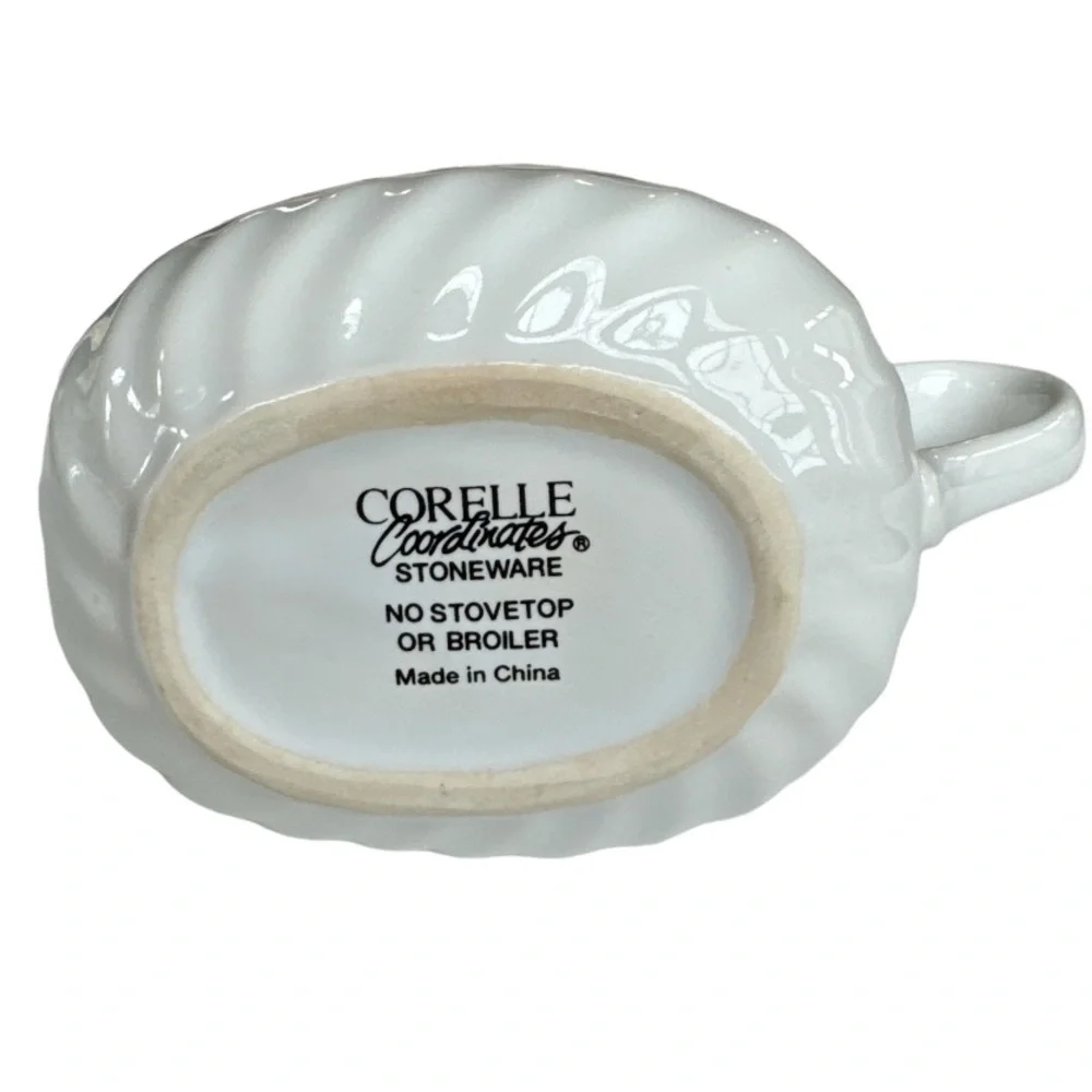 Corningware gravy boat white