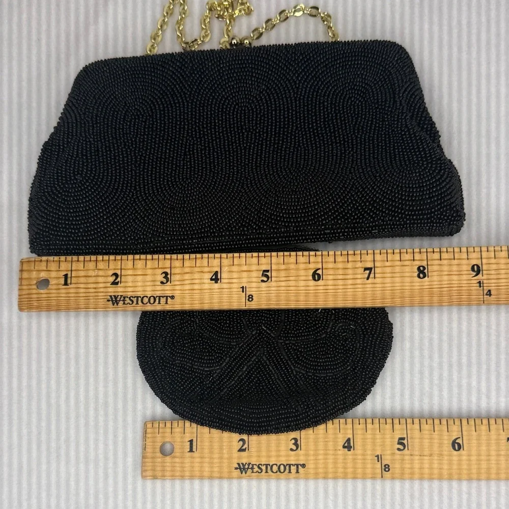 Vintage black beaded