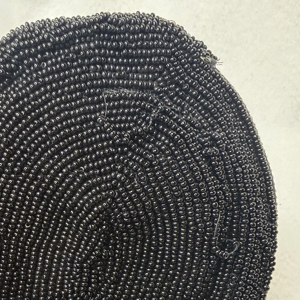 Vintage black beaded