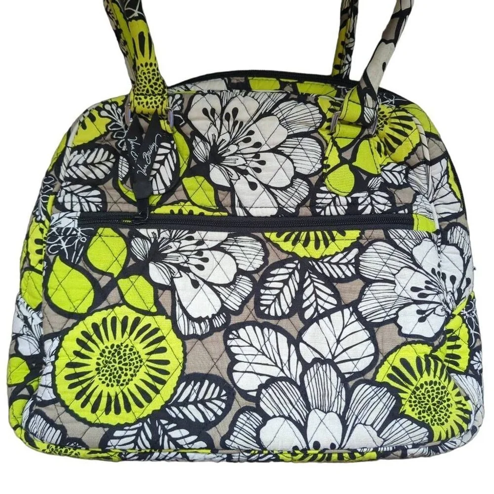 Vera Bradley Quilted Weekend Bag Top Handle, Zipper Closure