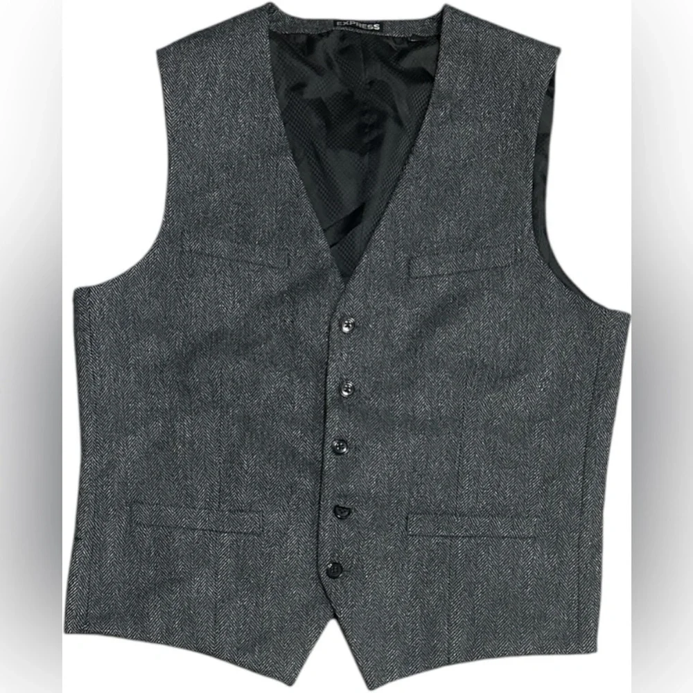Express Gray Men's Vest