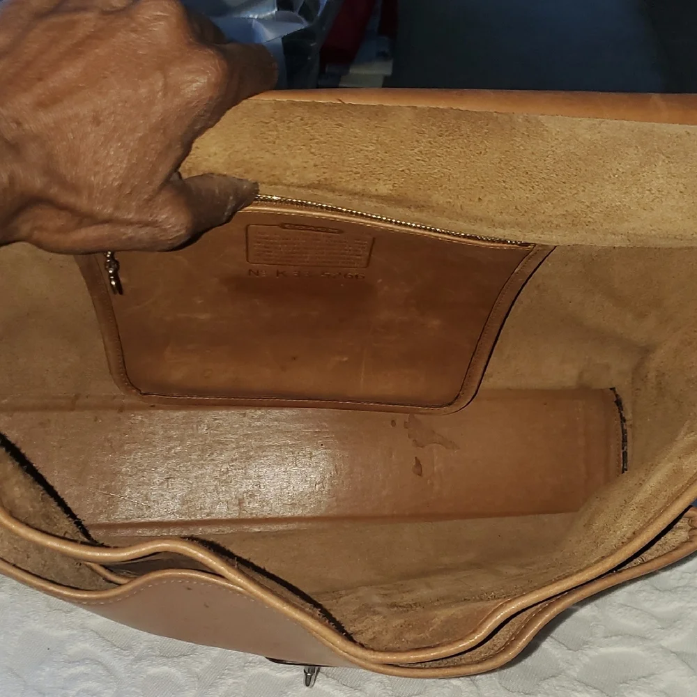 Vintage Coach Leather Briefcase