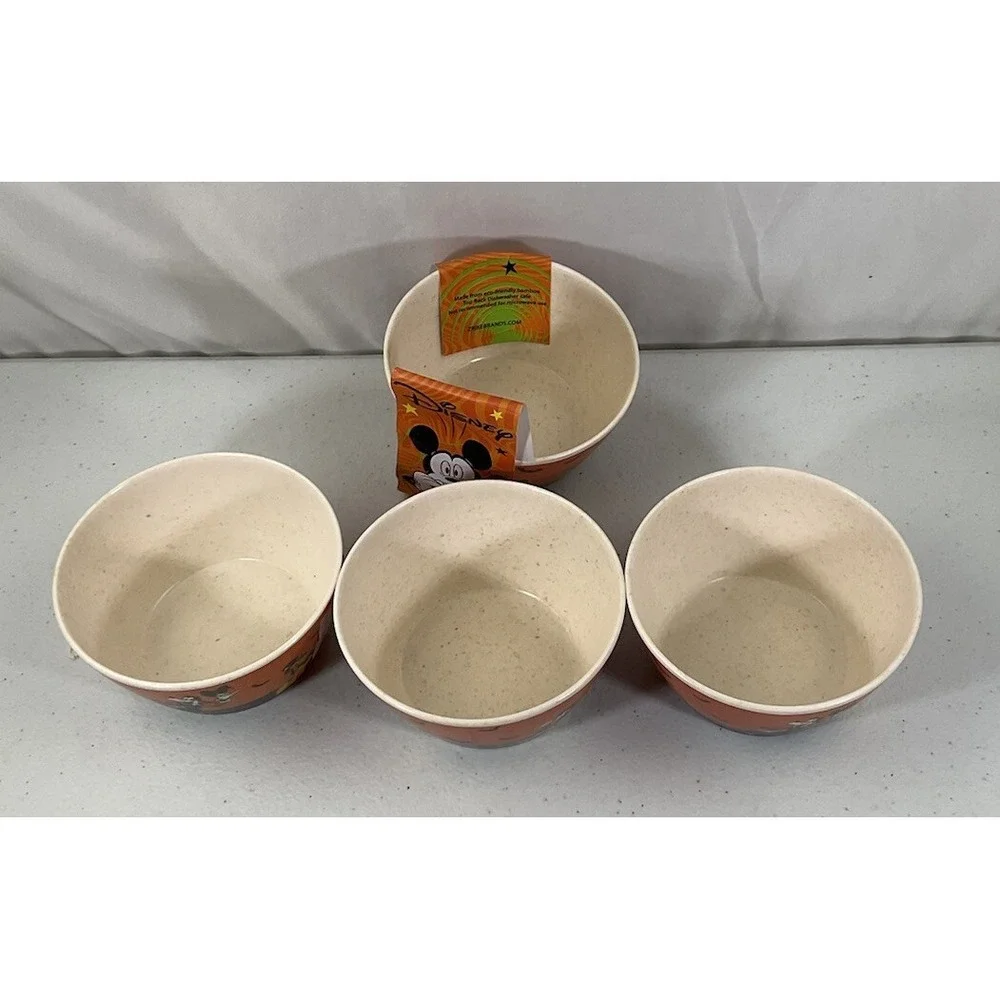 Disney Mickey Mouse And Friends Halloween Set Of 4 Tidbit Snack Bowls