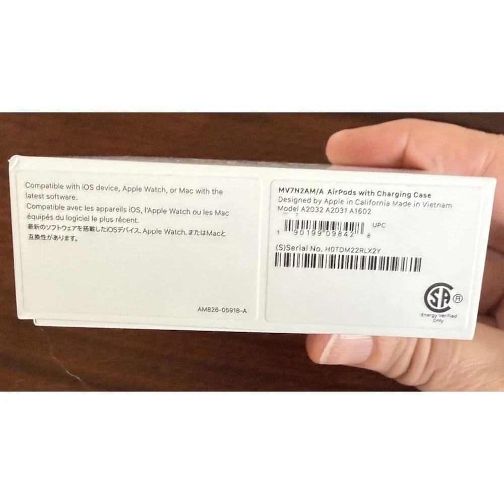 Apple empty box