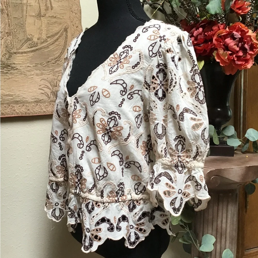 Anthropologie chic blouse