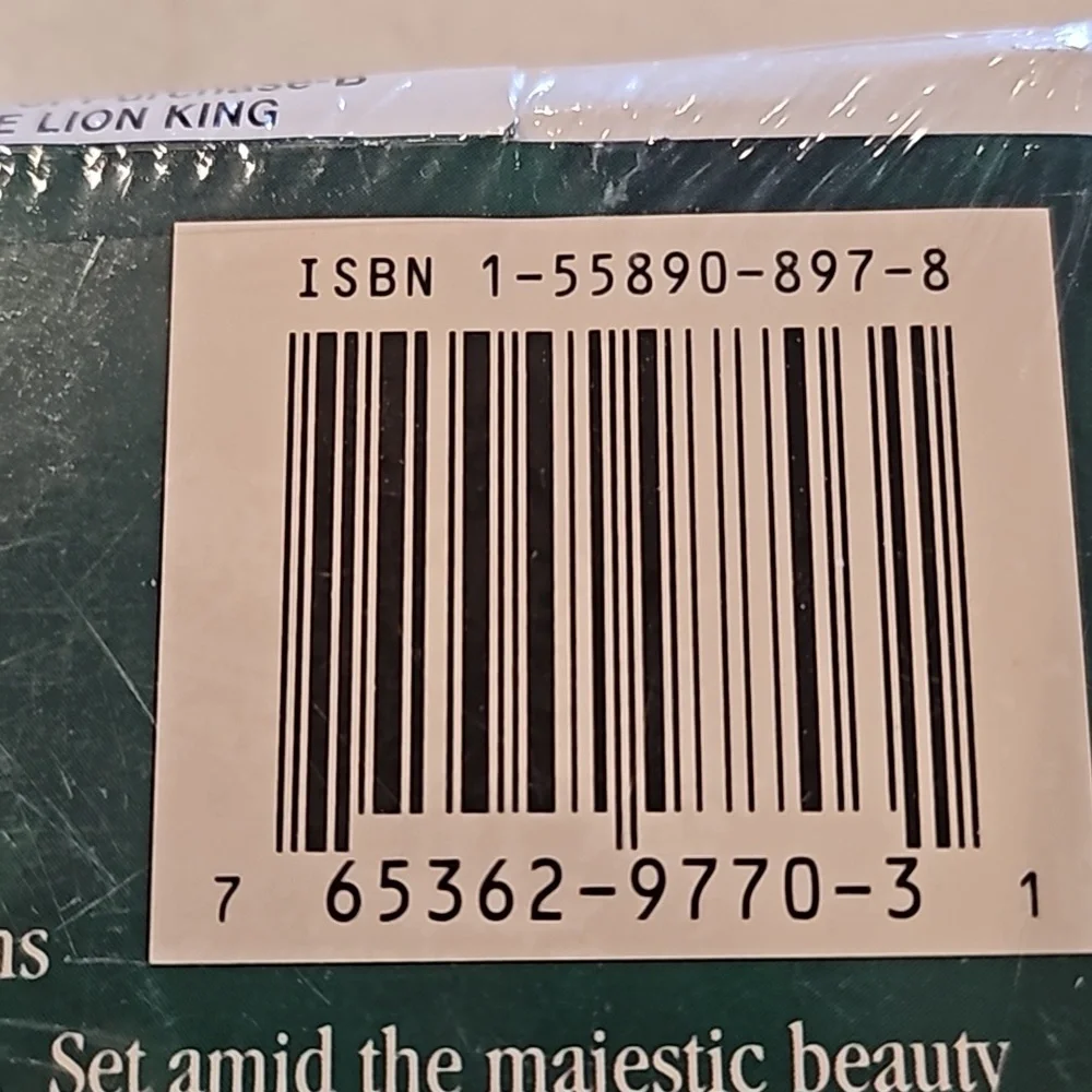 Vintage VHS tape The Lion King. New in package. Masterpiece collection