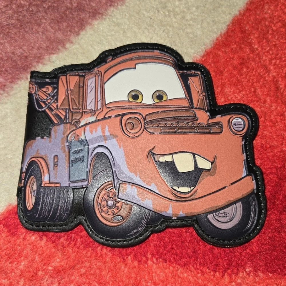 New mater Disney cars anime manga leather wallet