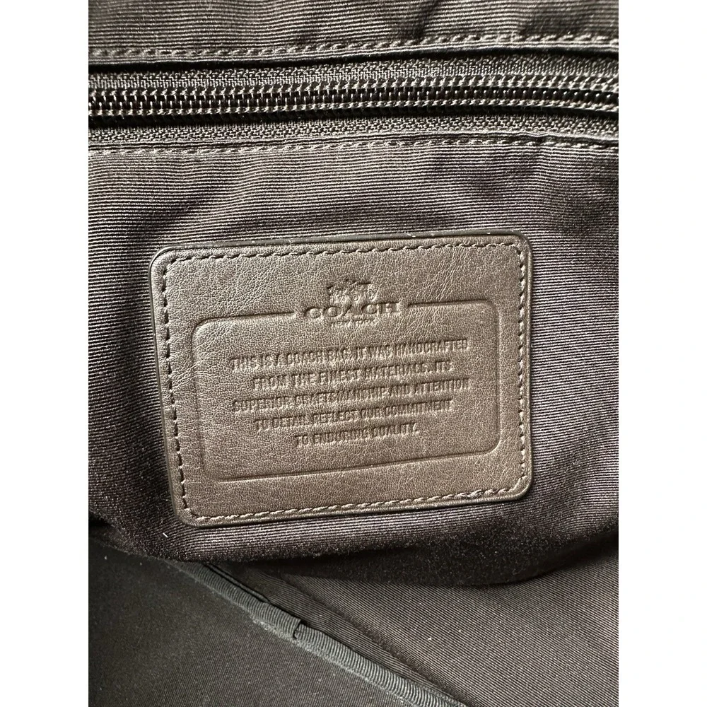 Coach mens leather