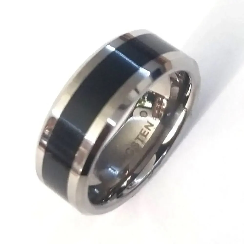 New tungsten‎ carbide ring size 9