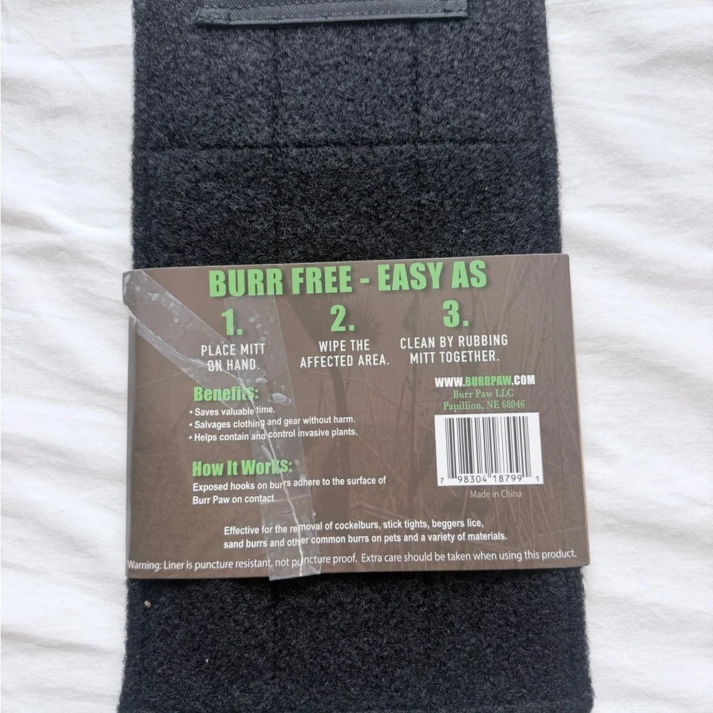 Burr Paw burr removal