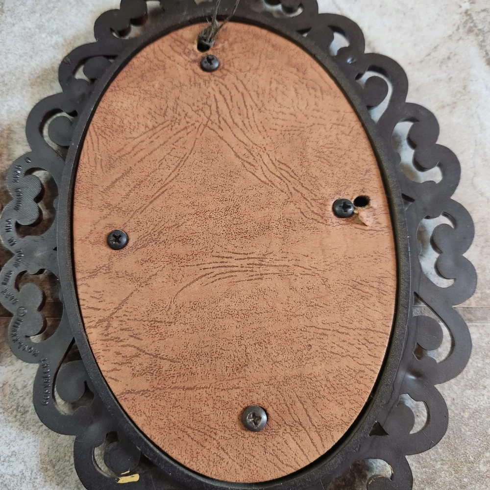 Vintage Homco Rattan Style Mirrors & Shelves