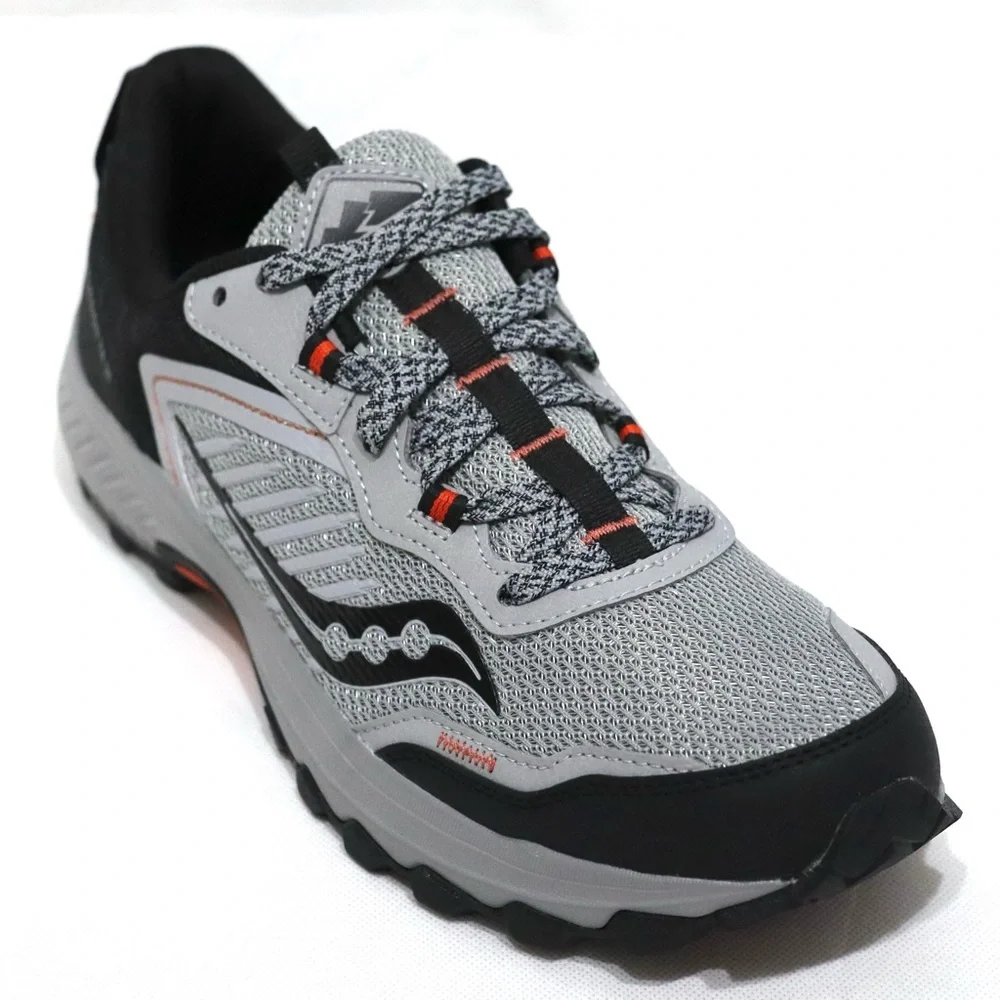 Saucony Men’s Excursion TR15 Trail/Athletic Shoes Alloy Scarlet Gray Black US 11