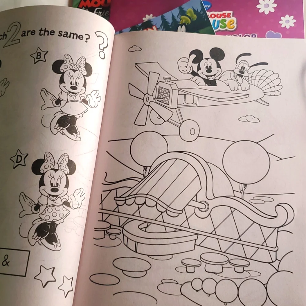 Coloring Book signing mickey
