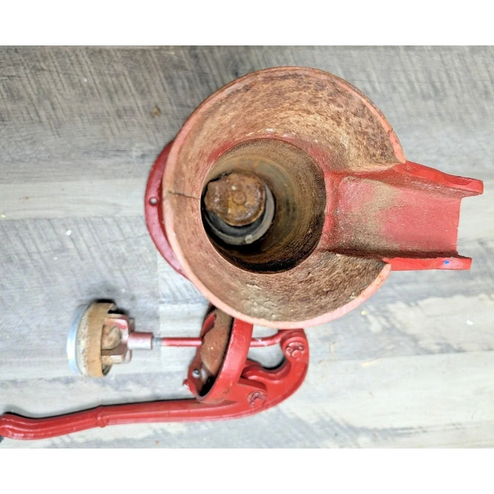 Antique style Cast Iron Red coated Hand operated Pitcher Pump - - 15