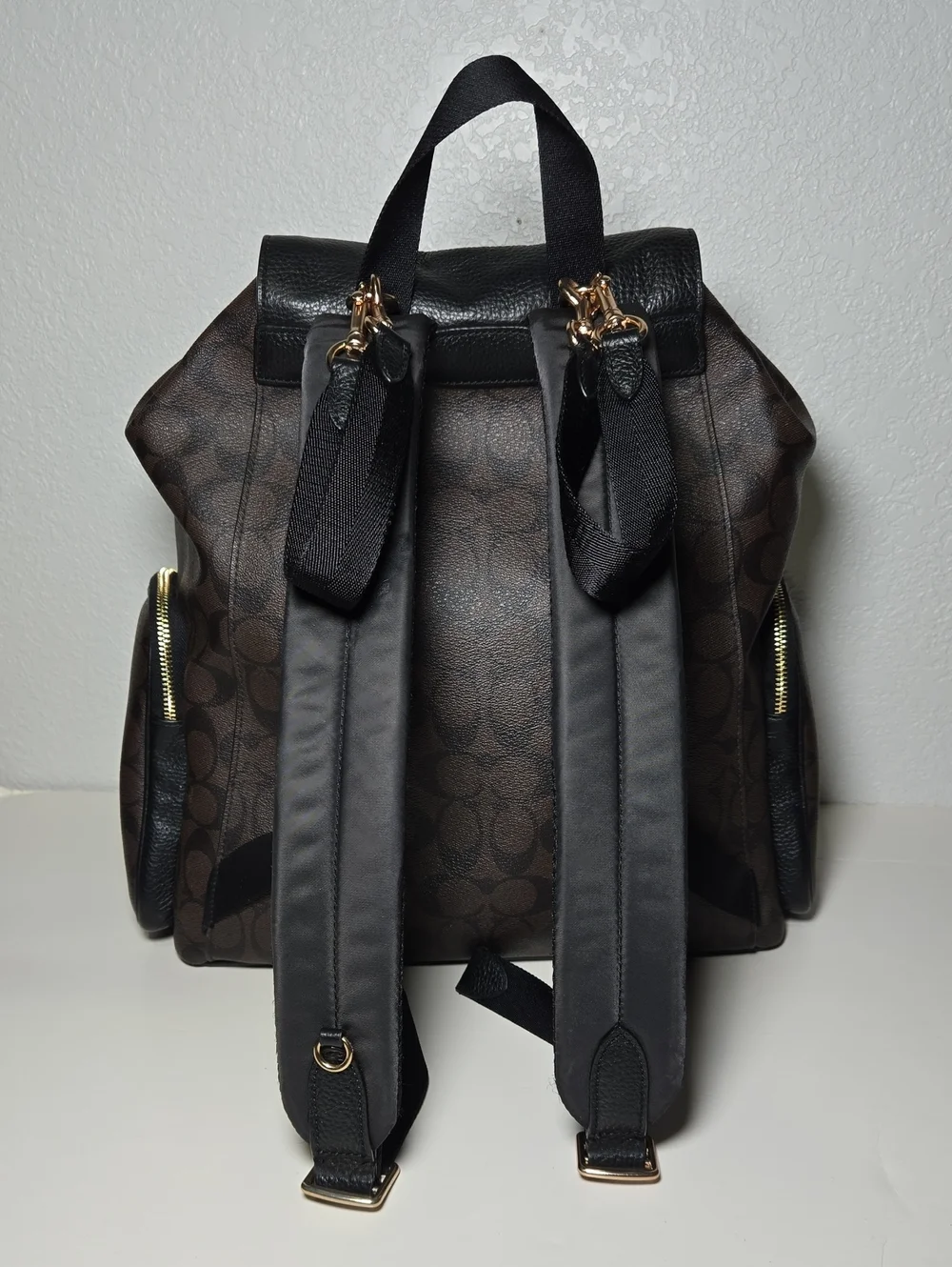 COACH Baby Backpack in Signature Canvas & Leather CZ187