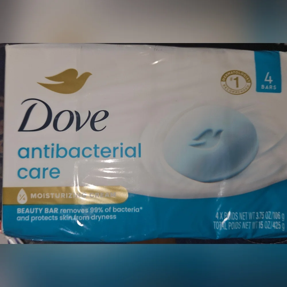 Dove Antibacterial Care Beauty Bars 4 Pack