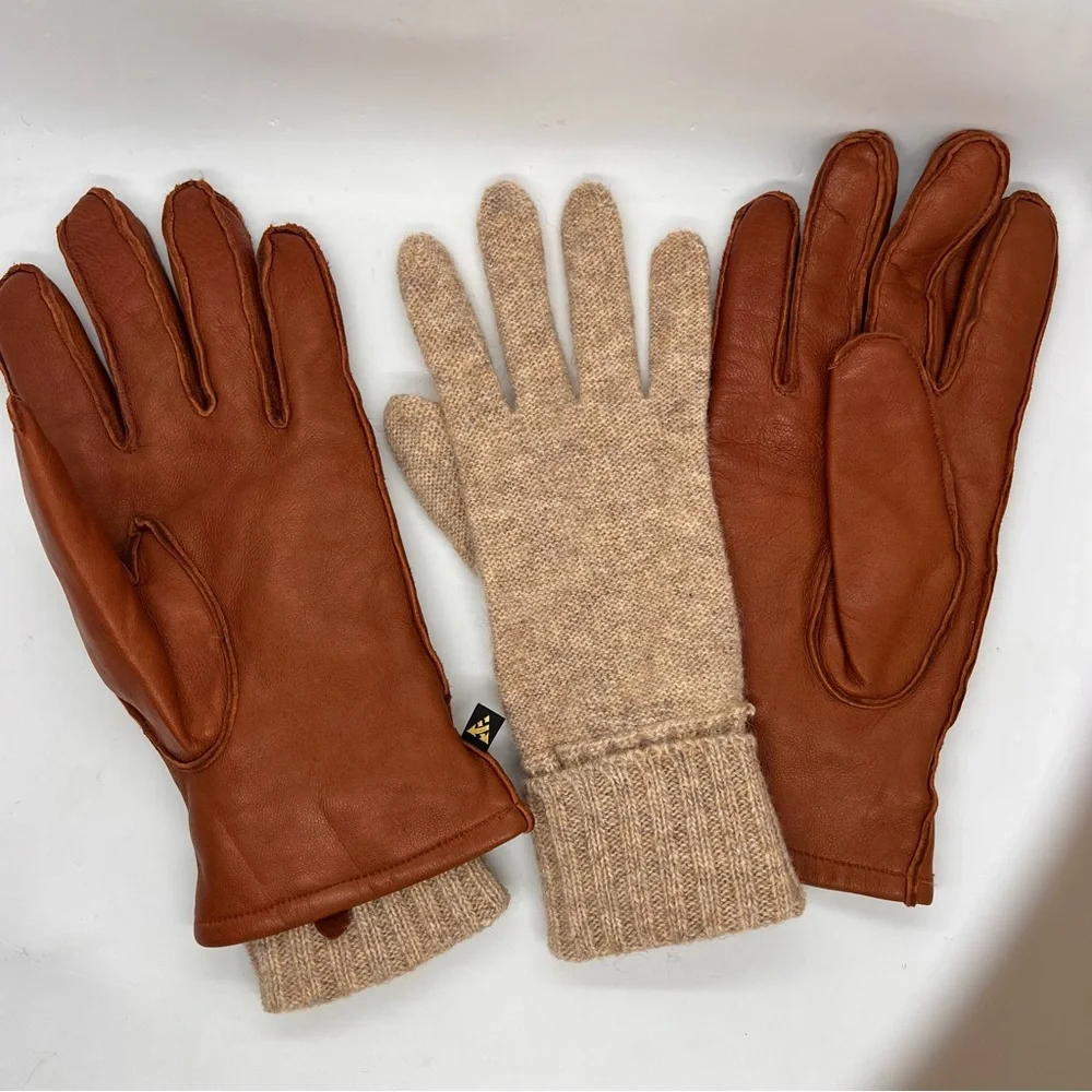 Auclair leather gloves