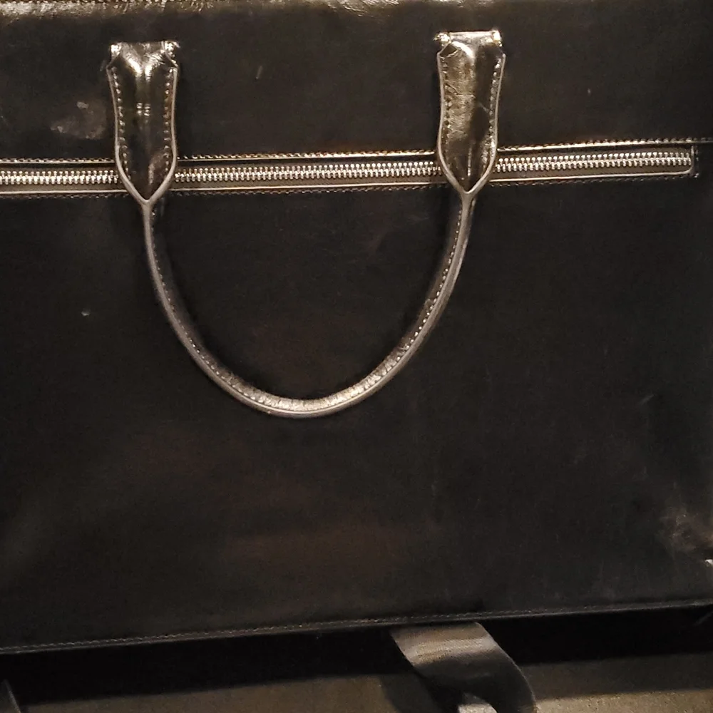 Bostanten Briefcase Black Leather