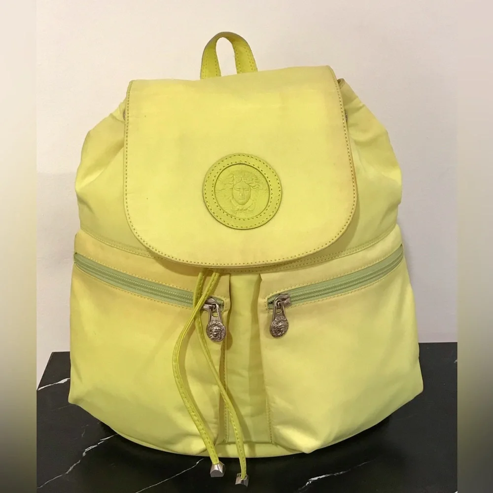 GIANNI VERSACE Signature Nylon Backpack 😍
