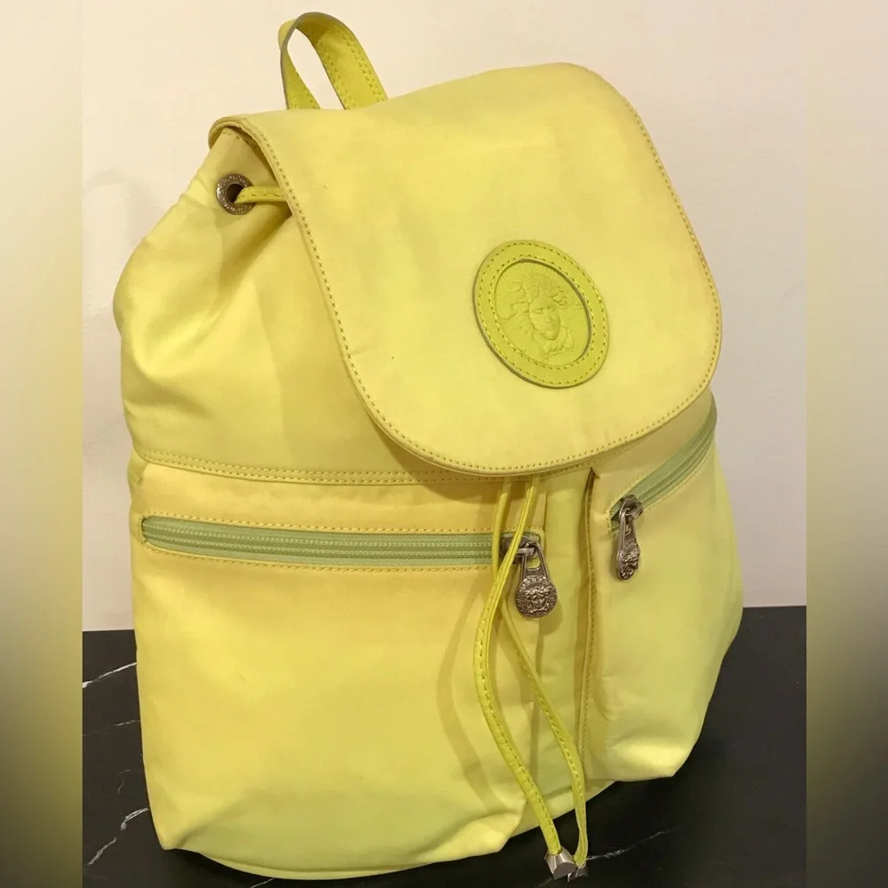 GIANNI VERSACE Signature Nylon Backpack 😍