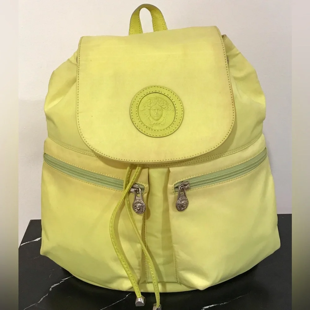 GIANNI VERSACE Signature Nylon Backpack 😍