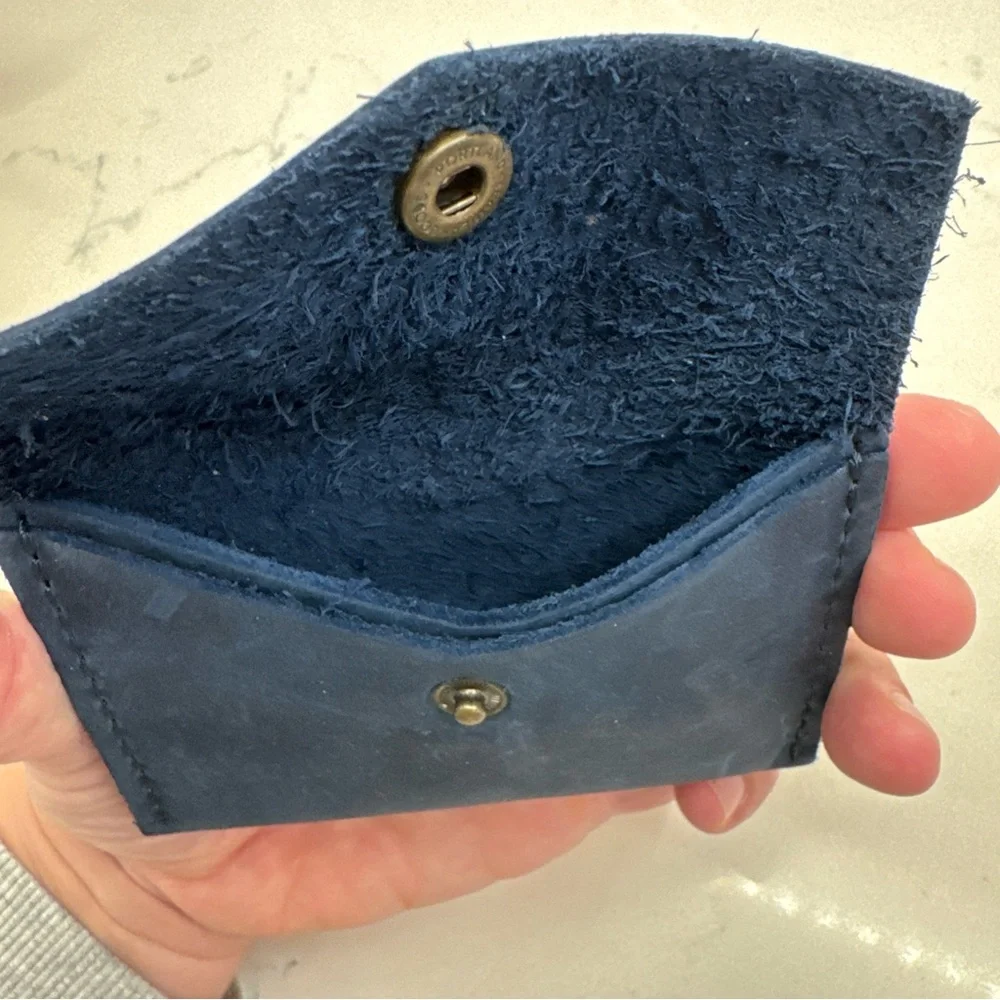 portland leather goods sleek navy