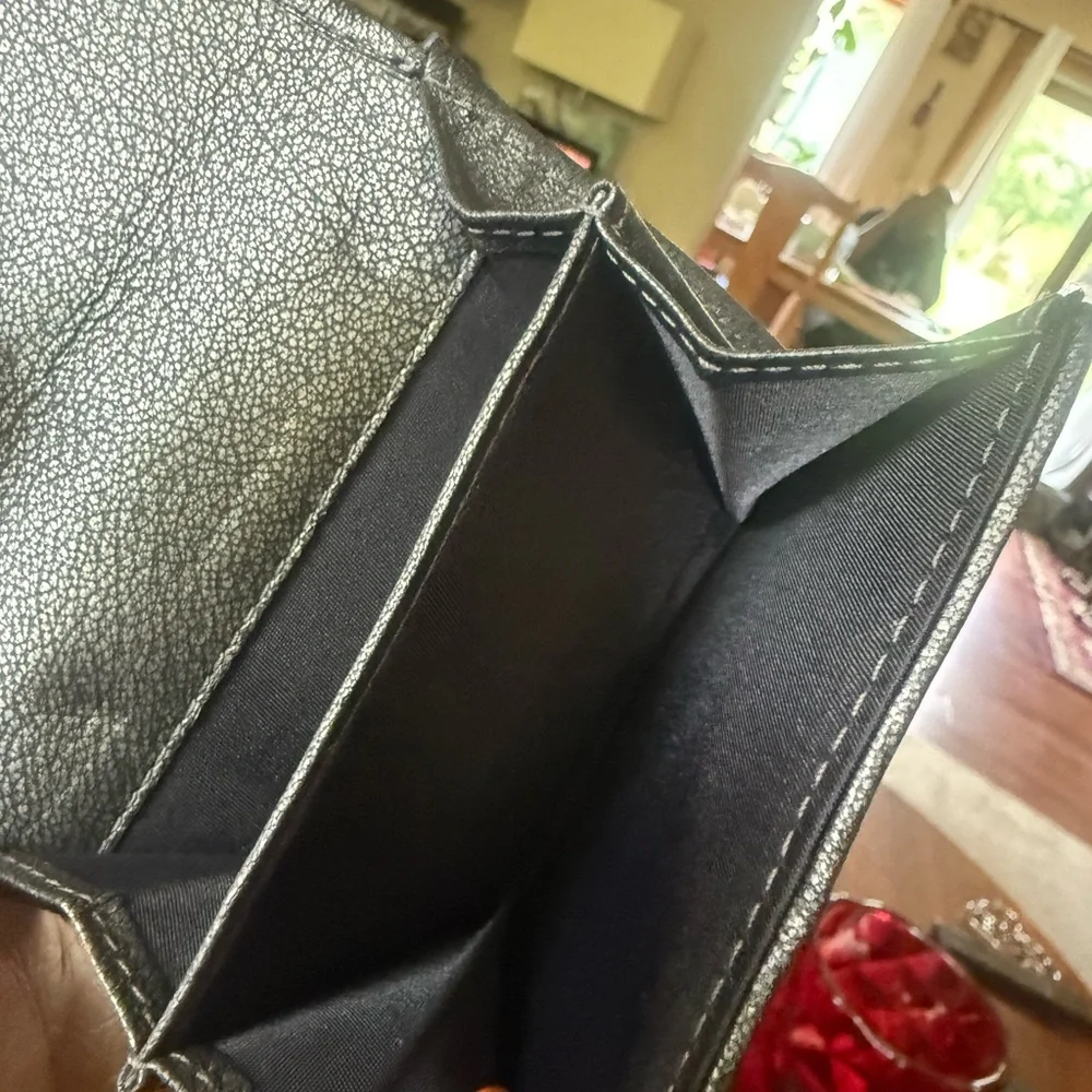 Dior Black Textured Wallet