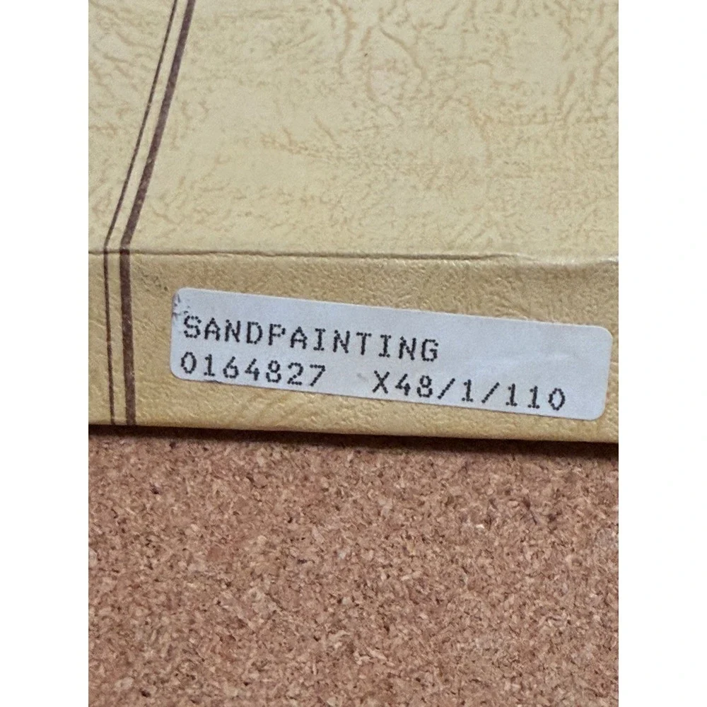 Pimpernel Sandpainting Place Mats Navajo Del Pavate Set of 4 Cork Back England
