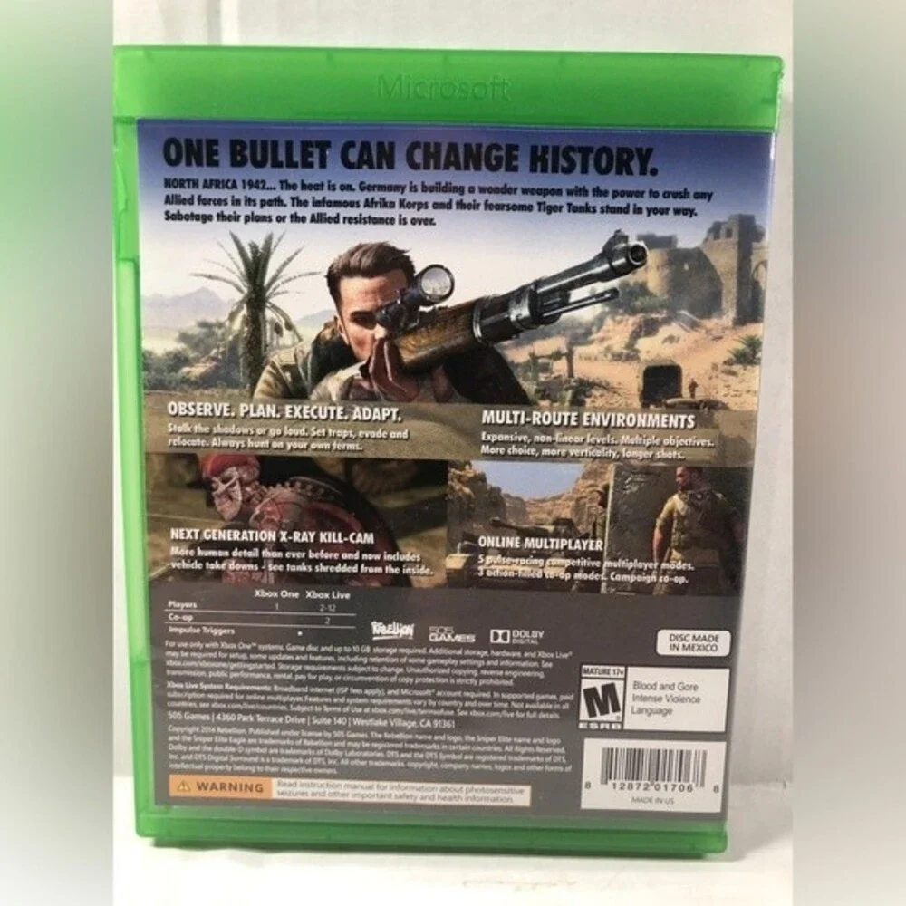Microsoft sniper elite