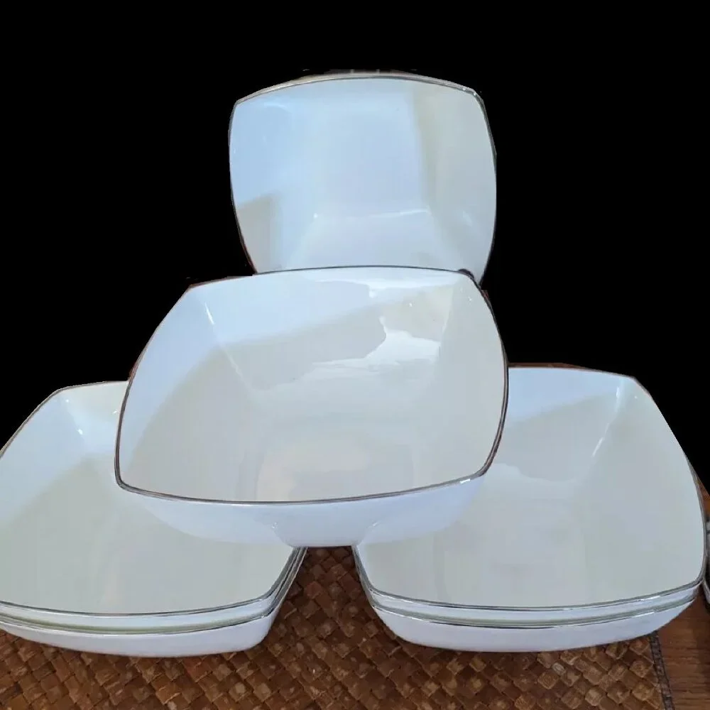 Set of 6 new Mikasa Couture Platinum approx 7