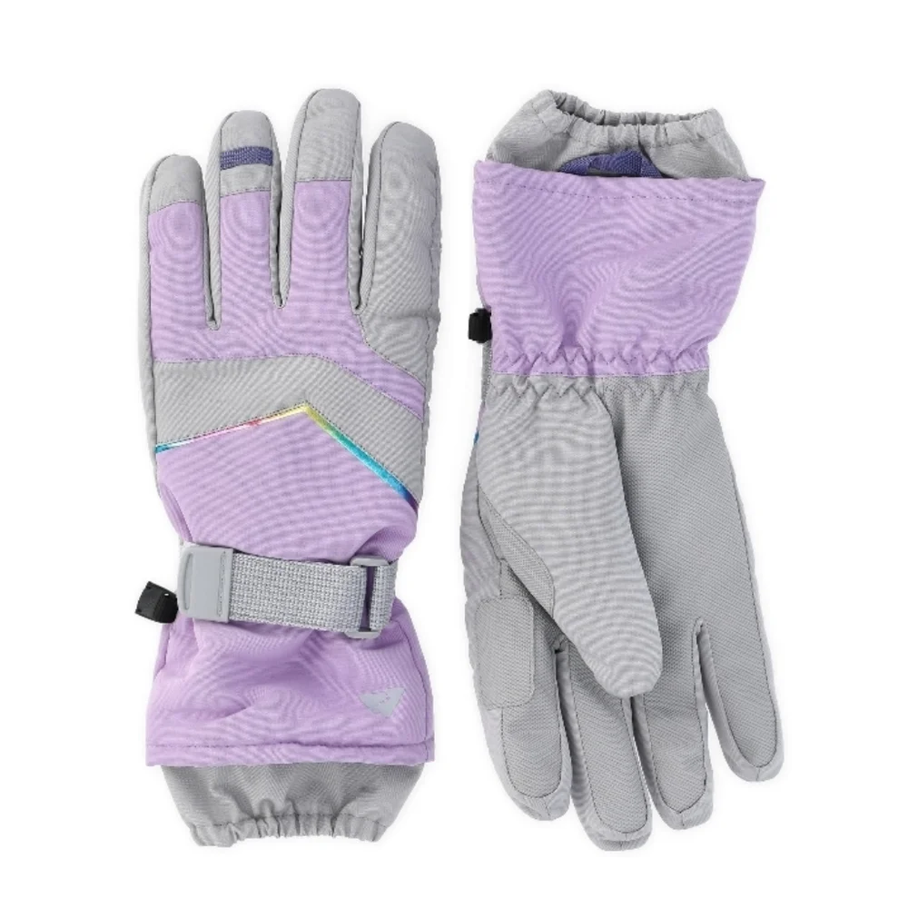 🖐♡Ozark Trail Lavender and Gray Kids Mittens
