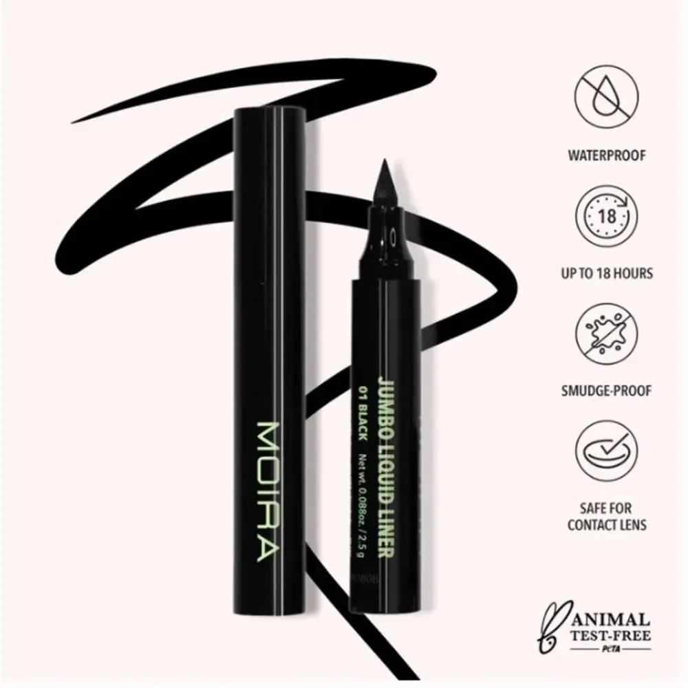 K-Care: Moira Jumbo Liquid Liner (001, Black)*Korean Makeup*CLEAN