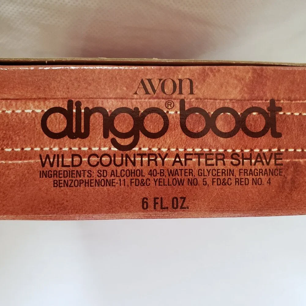 Vintage AVON 1970's DINGO BOOT Cowboy Wild Country 6oz Scent - Unused