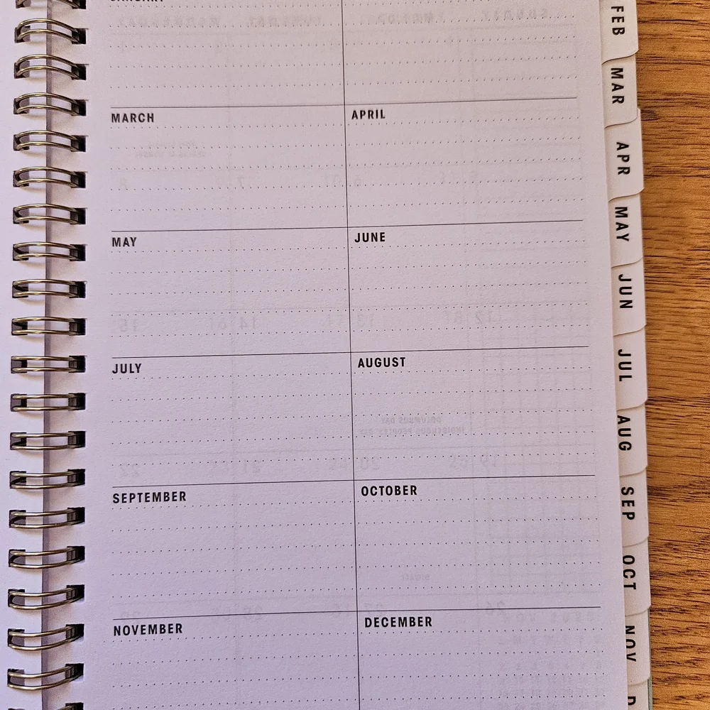 Alison Janssen 2026 Floral Weekly Monthly Planning Calendar