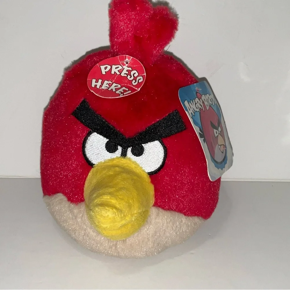 Red Angry Bird Plush Toy - Official Angry Birds Character