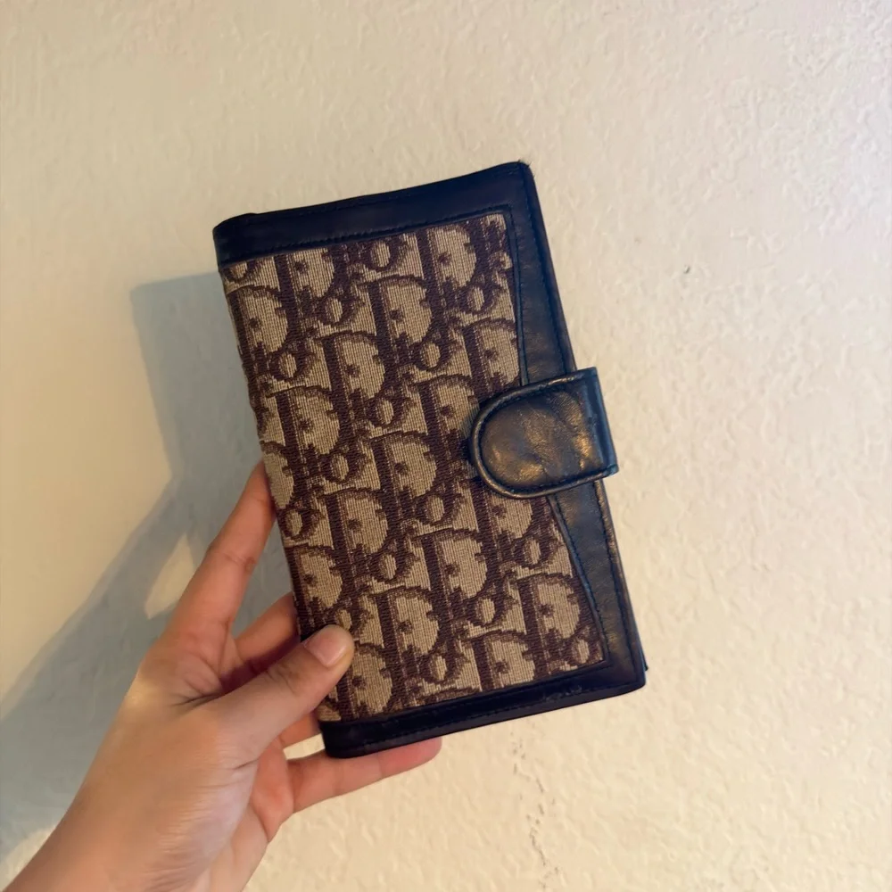 Dior Brown and Black Wallet