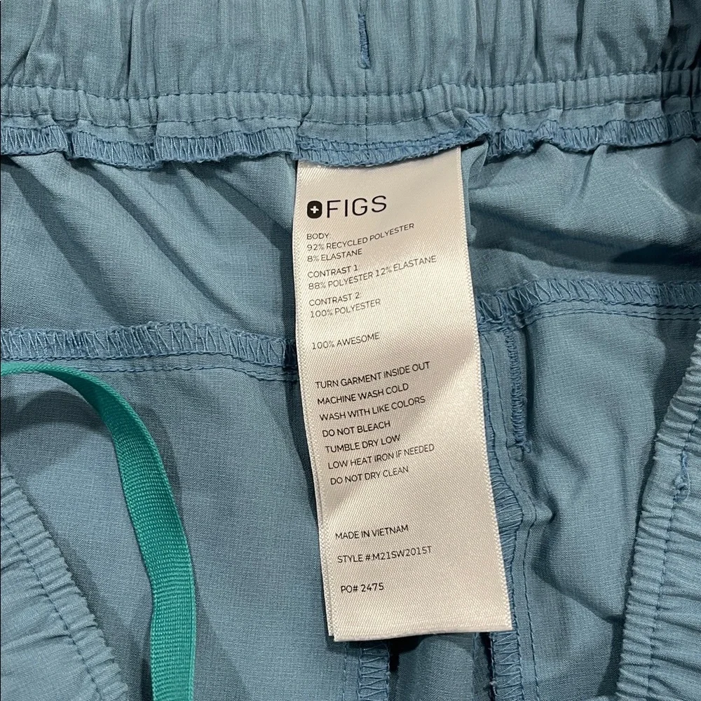 Figs Men's Teal Jogger Pants sz M